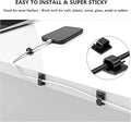 Cable Management Organizer Kit 2 Cable Sleeve Split with 41Self Adhesive Cable Clips Holder, 10Pcs and 2 Roll Self Adhesive Tie and 100 Fastening