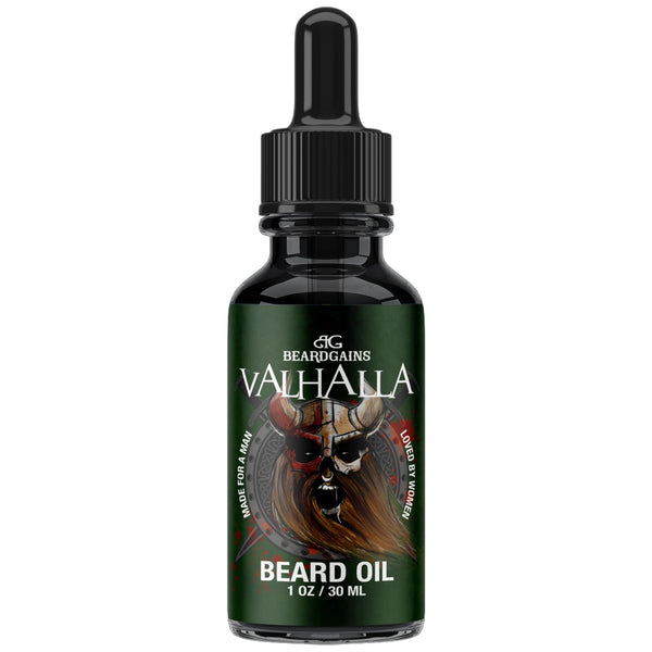 Beard Gains Beard Oil for Men - Organic Beard Growth Oil, Moisturizer & Conditioner, Softens & Strengthens Facial Hair, Reduces Itch, Promotes