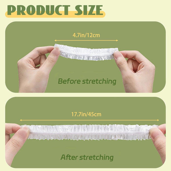 400 Pcs Fresh Keeping Bags,Plastic Food Storage Covers,Elastic Sealing Bowl Lids,Adjustable Wrap Bowl Covers for Family Kitchen Outdoor Picnic