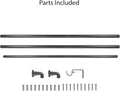 Decopolitan Industrial Wrap around Telescoping Curtain Rod Set, 72-144", Bronze