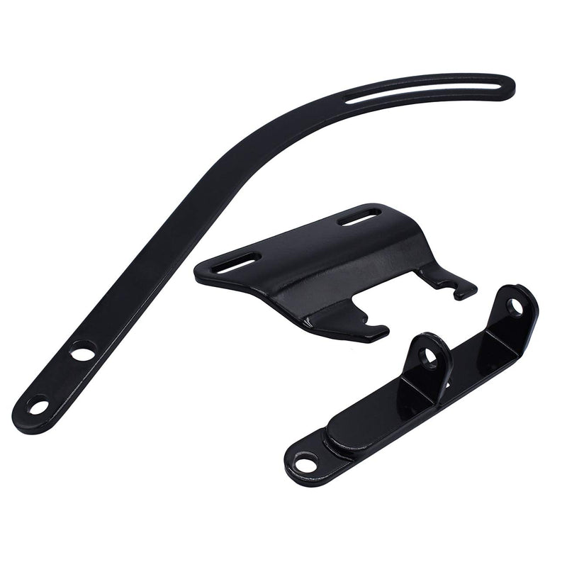 Black Alternator Bracket for Small Block Chevy SWP SBC 283 305 327 350 Short Water Pump Drivers Side