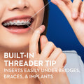 Oral-B Glide Pro-Health Dental Floss Threaders for Braces, 30 Count