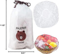 UPGRADED Thickened-Fresh Keeping Bags, Stretch Plastic Wrap Bowl Cover, Reusable Plastic Wrap for Food, Universal Kitchen Wrap Fresh Keeping Bags