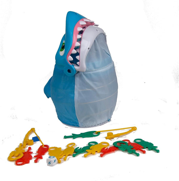 Shark Bite -- Roll the Die and Fish for Colorful Sea Creatures before the Shark Bites Game! by Pressman Blue Sky, 5