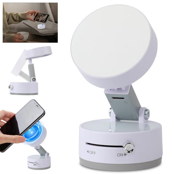 Vacuum Magnetic Suction Phone Holder, 2025 New Magnetic Multifunctional Holder, Foldable and Retractable Double-Sided Magnetic Phone Holder for