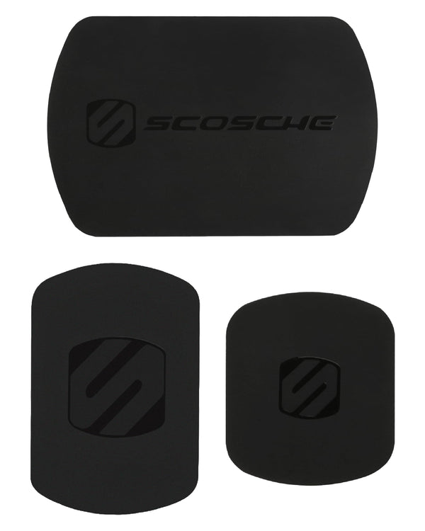 Scosche MAGRKI Magicmount Replacement Metal Plate Kit for Phone, Metal Plates for Magnetic Mount Cell Phone Holder for Car, Universal with All