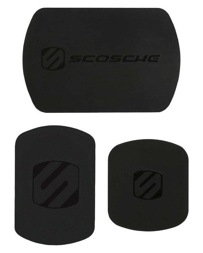 Scosche MAGRKI Magicmount Replacement Metal Plate Kit for Phone, Metal Plates for Magnetic Mount Cell Phone Holder for C