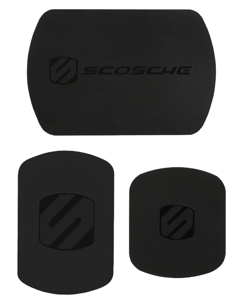 Scosche MAGRKI Magicmount Replacement Metal Plate Kit for Phone, Metal Plates for Magnetic Mount Cell Phone Holder for Car, Universal with All