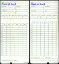 50 Uptc1000-1 Compatible Time Cards for Non-Calculating Upunch HN3000 Autoalign Time Clock (Fits HN1000, HN1500, HN3000, HN3500, HN3540, UB1000)