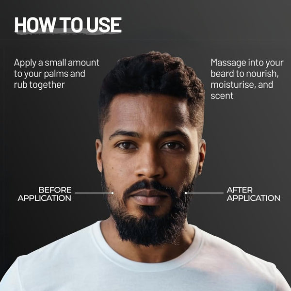 Beard Oil for Men, 100Ml Refill Pouch - Black Oud (Growth Enhancer), Beard Care Essential, Moisturiser/Softener, Non-Greasy after Shaving Oil,