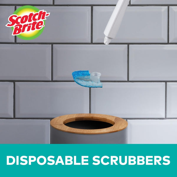 Scotch-Brite Disposable Toilet Scrubber Refills, Removes Rust & Hard Water Stains, 10 Disposable Refills Blue 10 Count (Pack of 1)