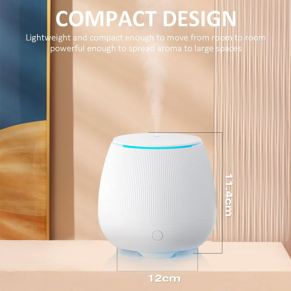 ESTINHME Essential Oil Diffuser 150Ml Small Aromatherapy Diffuser Cool Mist Humidifier with Safety Auto-Off Timer,7 LED Color Diffusers for