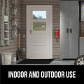 GORILLA GRIP 100% Waterproof All-Season Weathermax Doormat, Durable Natural Rubber, Stain and Fade Resistant, Low Profile, Indoor Outdoor Door