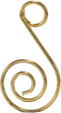 Kurt Adler Ornament Hook, 1.25-Inch, Gold, Set of 50 for Christmas
