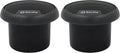 Herdio 3" Inch Marine Bluetooth Speakers Boat Motorcycle Hot Tub Stereo with Max Power 140 Watt (Black)