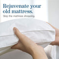 COONP King Mattress Topper, Extra Thick Pillowtop, Cooling Plush Mattress Pad Cover Cotton Top Bed Topper Protector with 8-21 Inch Deep Pocket
