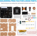 STEM Projects DIY Toys Soldering Practice Kit, Electric Magnetic Transmitter Educational Electronics Kit, Mini DIY Shooting Game Toy Gift for