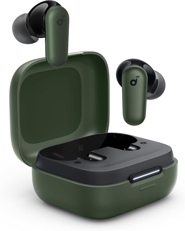 Soundcore P30I by Anker Noise Cancelling Earbuds, Strong and Smart Noise Cancelling, Powerful Bass, 45H Playtime, 2-In-1 Case and Phone Stand,