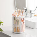 Hblife 360 Rotating Makeup Organizer Adjustable Carousel Large Capacity Revolving Perfume Organizer Skincare Organizers Cosmetic Storage Spinning