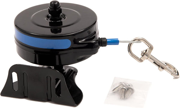 Lixit Bracket Mount and Stake Retractable Leash Tie Outs for Dogs (Bracket, Medium)
