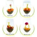 TEARELAE Blooming Tea Flowers - 12Pcs Individually Sealed Flowering Tea Balls - Hand-Tied Natural Green Tea Leaves & Edible Flowers - Gifts for