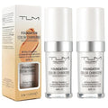 5PCS TLM Colour Changing Foundation Makeup Set Matte Liquid Full Coverage Oil Control Breathable Invisible Cover Concealer Foundation with Face