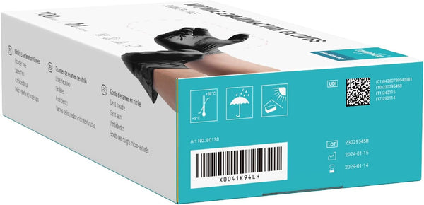 Nitrile Examination Gloves, Pack of 100