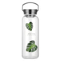 32 Oz Glass Water Bottle Wide Mouth with Neoprene Sleeve, Bpa Free