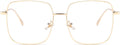 Dollger Blue Light Blocking Glasses Women anti Glare UV Filter Computer Gaming Glasses Retro Matal Square Eyeglasses Frame