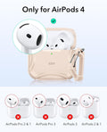 ESR for Airpods 4 Case (Halolock), Compatible with Airpods 4Th Generation Case (2024), Compatible with Magsafe, Powerful Drop Protection, Magnetic
