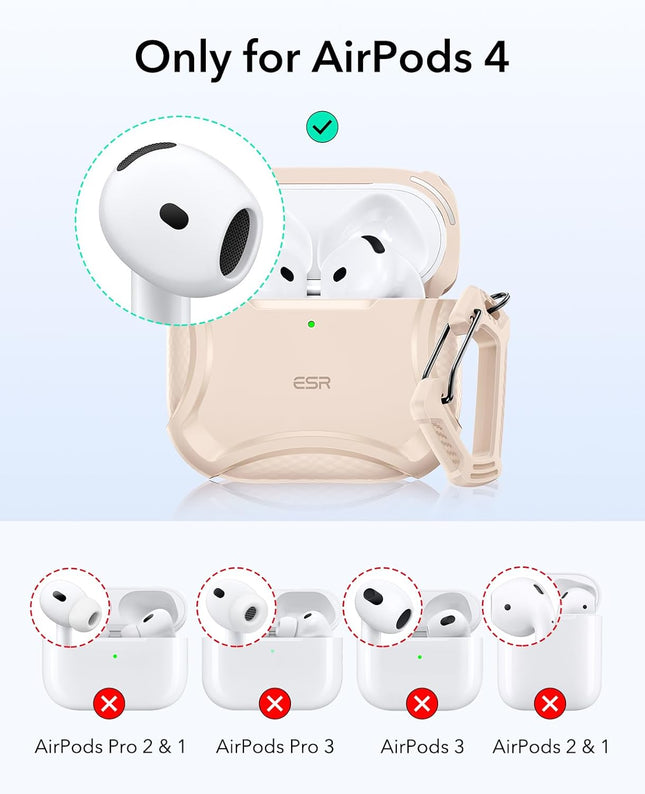 ESR for Airpods 4 Case (Halolock), Compatible with Airpods 4Th Generation Case (2024), Compatible with Magsafe, Powerful