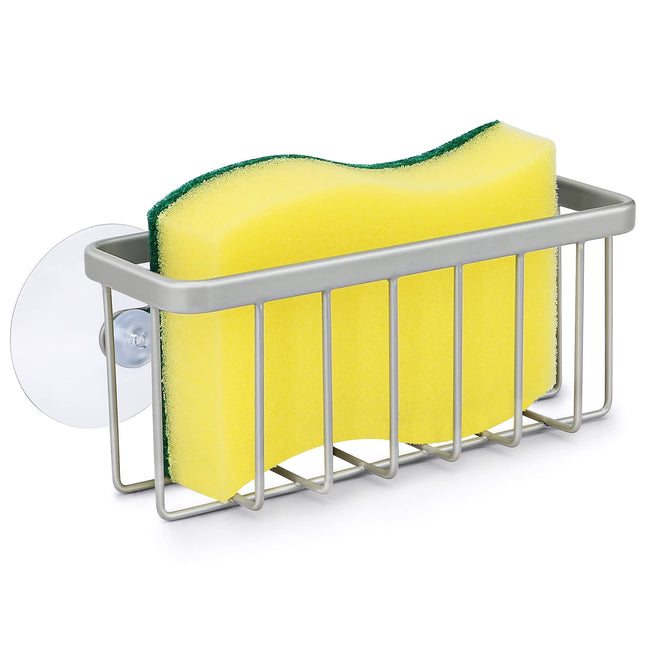 Sponge Holder for Kitchen Sink, Kitchen Sink Sponge Holder,Sink Caddy,Dish Soap Holder ï¼Mat Silverï¼