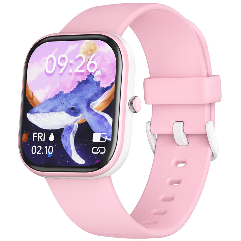 Fitness Tracker Watch for Kids, IP68 Waterproof Kids Smart Watch with 1.5" DIY Dials 19 Sport Modes, Pedometers, Heart Rate, Sleep Monitor, Great