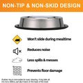 Neater Pet Brands Stainless Steel Slow Feed Bowl - Non-Tip & Non-Skid - Stops Dog Food Gulping, Bloat, Indigestion, and Rapid Eating (1-1/2 Cup)