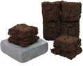 Irish Turf/Peat Incense and 1.5 Inch Sq Burner Plate,Beige,