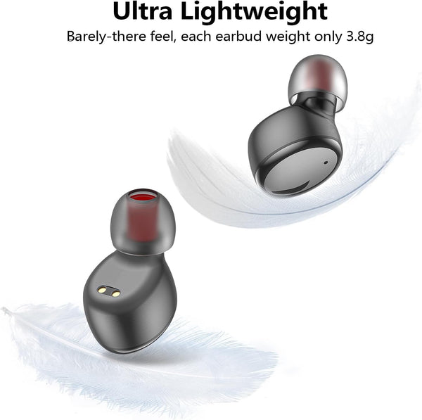Kurdene Wireless Earbuds Bluetooth 5.3 in Ear Buds Light Weight Headphones,Deep Bass Sound,Built in Mics Headset,Clear Calls Earphones for Sports