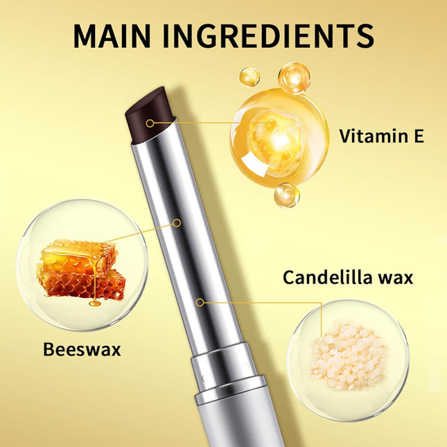 2PCS Honey Lipstick Tinted Lip Balm - Sheer Hydrating Lipstick for All Skin Tones - Moisturizing Lip Color, Nourishing L