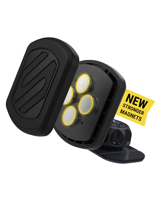 Scosche MXDM Magnetic Phone Holder for Car, Dashboard Cell Phone Holder with Extra Strong Magnet and Thick Metal Plate, 