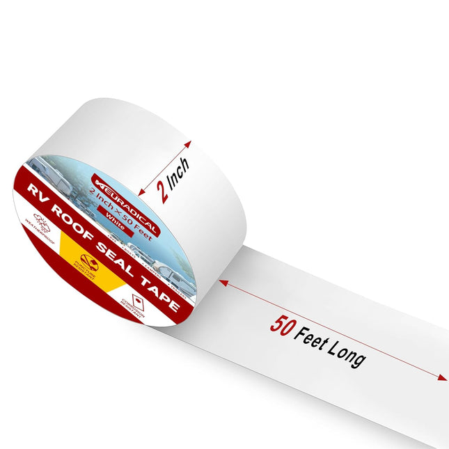VR Roof Tape 2Inch X 50Feet, White