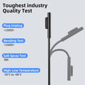 P45W 15V 3A Compatible with Microsoft Surface Pro 3/5/6/7Go3/2/1 Laptop 4/3/2/1 Type-C to Surface Nylon Braided Cable Power Supply USB-C Charger