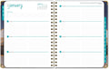 HARDCOVER 2025 Planner, 5.5"X8": 14 Months (November 2024 - December 2025), Daily Weekly Monthly Planner, Yearly Agenda, Bookmark, Pocket Folder