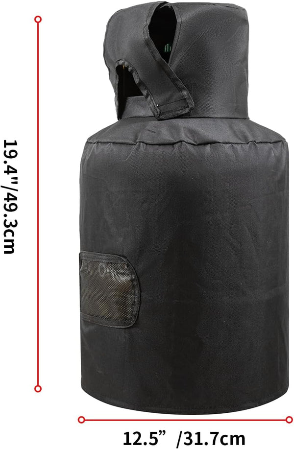 20Lb Propane Tank Cover ,Ventilated Propane Gas Can Protection Covers, Heavy Duty RV Propane Tank Cover, Propane Bottle Storage Bag, Waterproof &