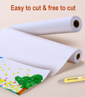 Easel Paper Roll, 2PCS, 43CM X 15M Each Drawing Paper, 17-Inch by 49-Feet Art Paper Roll Replacement for Kid'S Art Easel Paper, Arts & Crafts,