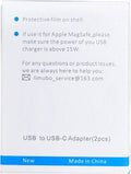 USB to USB C Adapter,Usb-C Female to USB-A Male Adapter Compatible with Apple Magsafe Watch 10/9/8/7/Se/Ultra,Car,Iphone 16 15 14 13 12 Mini Pro