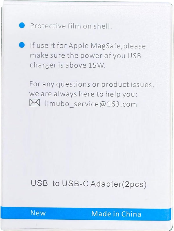 USB to USB C Adapter,Usb-C Female to USB-A Male Adapter Compatible with Apple Magsafe Watch 10/9/8/7/Se/Ultra,Car,Iphone 16 15 14 13 12 Mini Pro