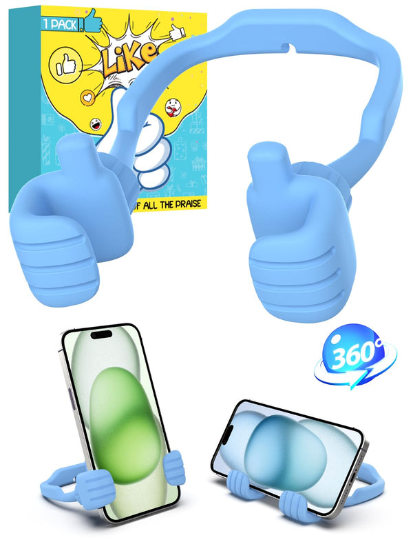 Dad Gifts for Fathers Day from Daughter Wife Son Cell Phone Stand: Thumbs up Lazy Phone Holder for Desk Teen Boys Gift for Girls Teenage Kids