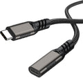 USB C Extension Cable 6.6Ft Male to Female Cord Support 4K Video Output, Fast Charge 100W, Data Transfer 10Gbps, USB 3.2 Gen 2 Extender for PC,