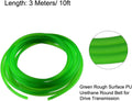Uxcell 10Ft 3Mm PU Transmission round Belt High-Performance Urethane Belting Green for Conveyor Bonding Machine Dryer