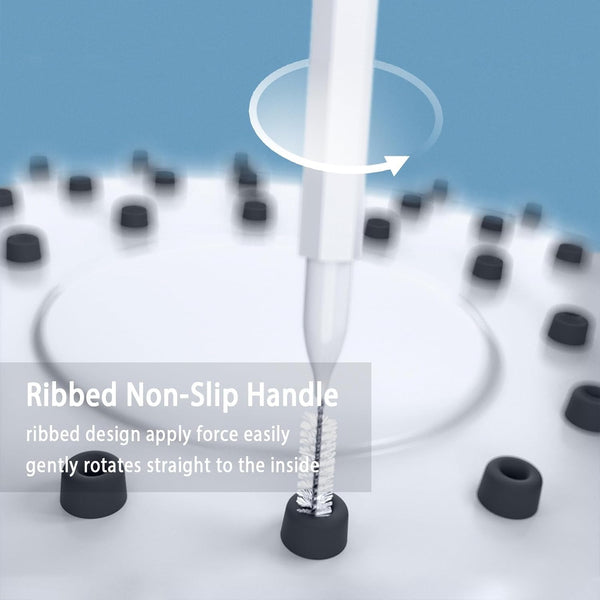 Shower Head Cleaning Brush for Small Hole,Multifunctional Shower Head Cleaner Tool Anti-Clogging Nozzle with Storage Boxes, Showerhead Cleaning