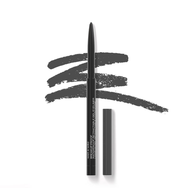 Wet N Wild Mega Last Breakup Proof Retractable Gel Eyeliner - Waterproof 16-Hour Long-Lasting Wear, Cruelty-Free & Vegan - Charcoal